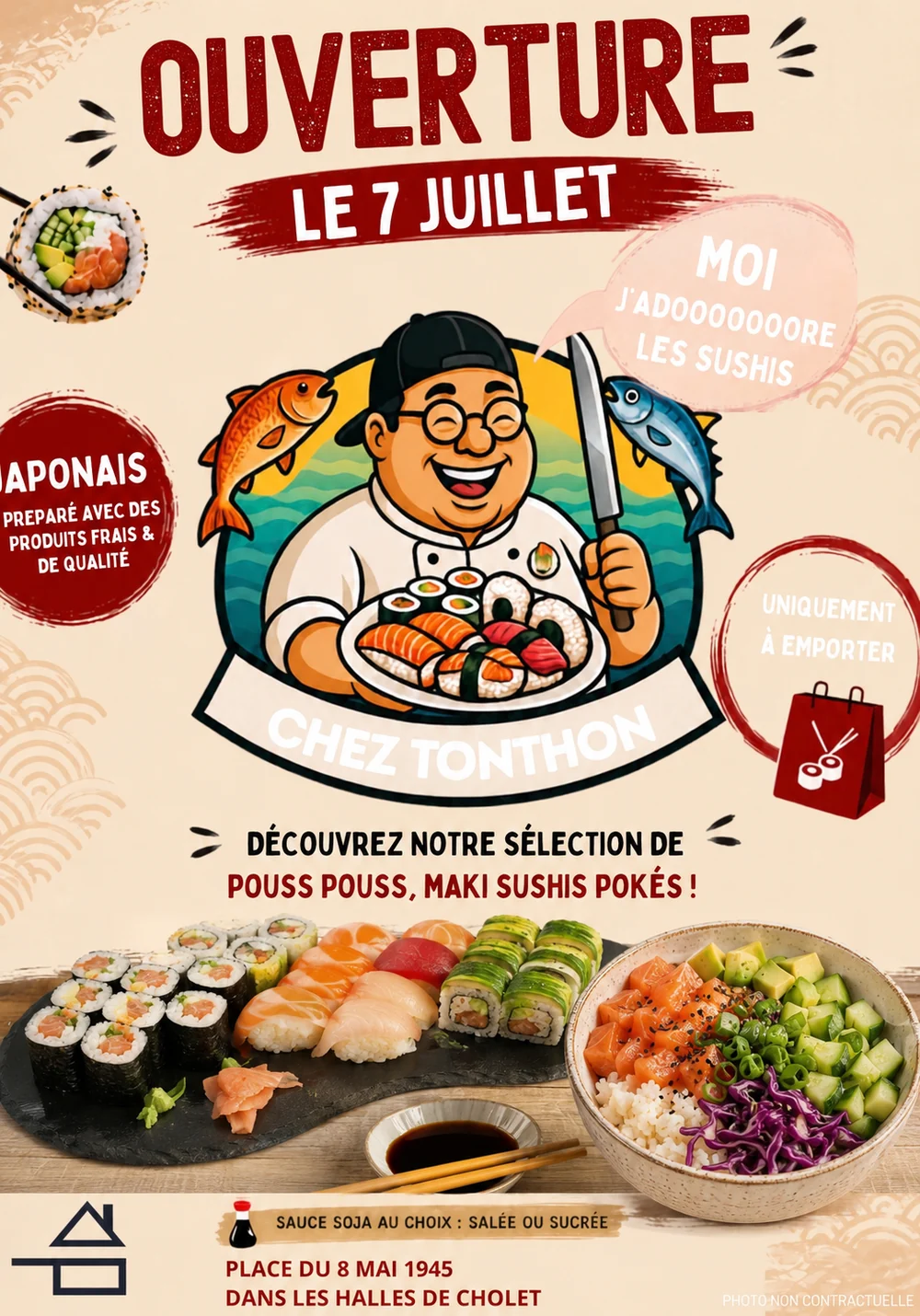Affiche d’ouverture Chez Tonthon